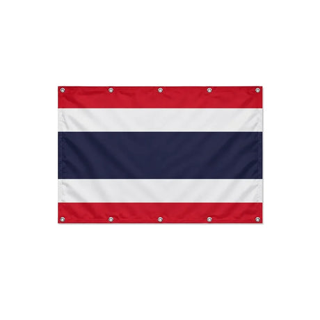 Drapeau de la Thaïlande format S en polyester avec dix œillets