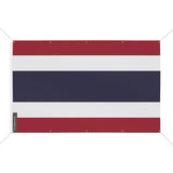 Drapeau thaïlande polyester résistant avec œillets robustes