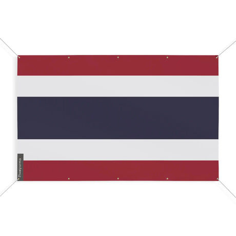 Drapeau thaïlande polyester résistant avec œillets robustes