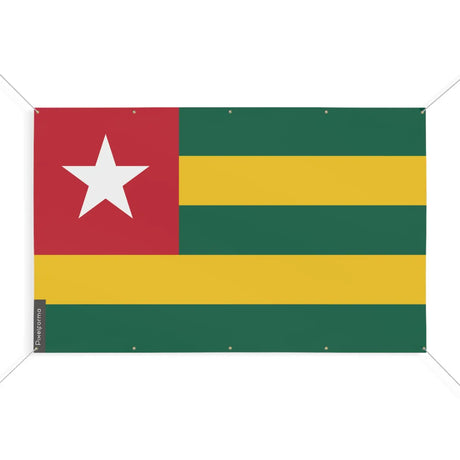 Drapeau togo 10 oeillets en plusieurs tailles (s) - pixelforma