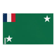 Drapeau togo français polyester résistant œillets à gauche