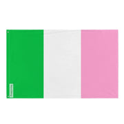 Drapeau traditionnel terre-neuve polyester œillets à gauche