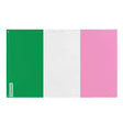 Drapeau tricolore terre-neuve polyester résistant œillets