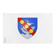 Drapeau trois-pistoles polyester résistant œillets à gauche