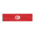 Drapeau tunisie polyester résistant avec œillets durables