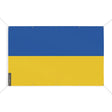 Drapeau ukraine en polyester résistant à œillets renforcés