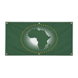Drapeau union africaine en polyester résistant aux intempéries