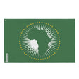 Drapeau union africaine polyester résistant œillets à gauche