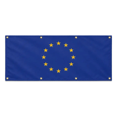 Drapeau union européenne polyester résistant aux intempéries