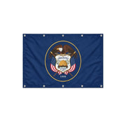 Drapeau de l'Utah format S en polyester avec dix œillets