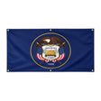 Drapeau utah polyester résistant aux intempéries 6 œillets