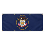 Drapeau utah polyester résistant aux intempéries œillets