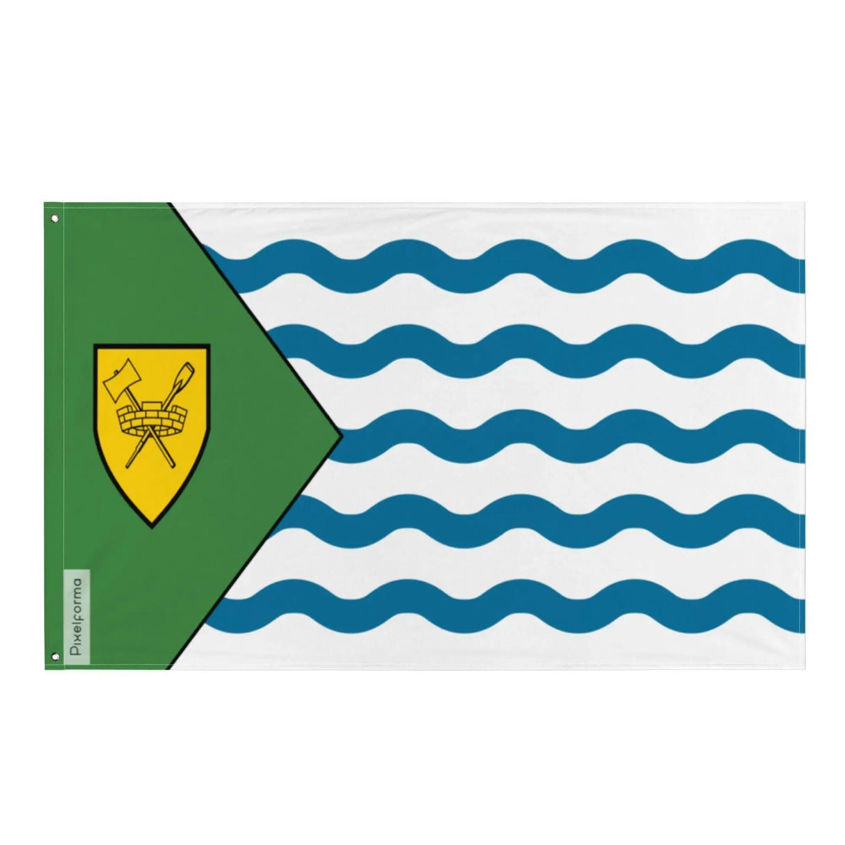 Drapeau vancouver polyester résistant avec œillets à gauche