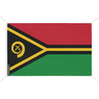 Drapeau vanuatu en polyester résistant avec œillets robustes