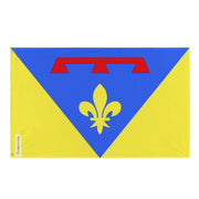 Drapeau var polyester résistant avec œillets à gauche