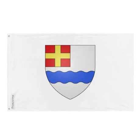 Drapeau varennes polyester résistant avec œillets à gauche