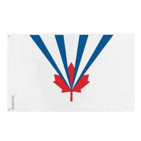 Drapeau vaughan polyester résistant avec œillets à gauche