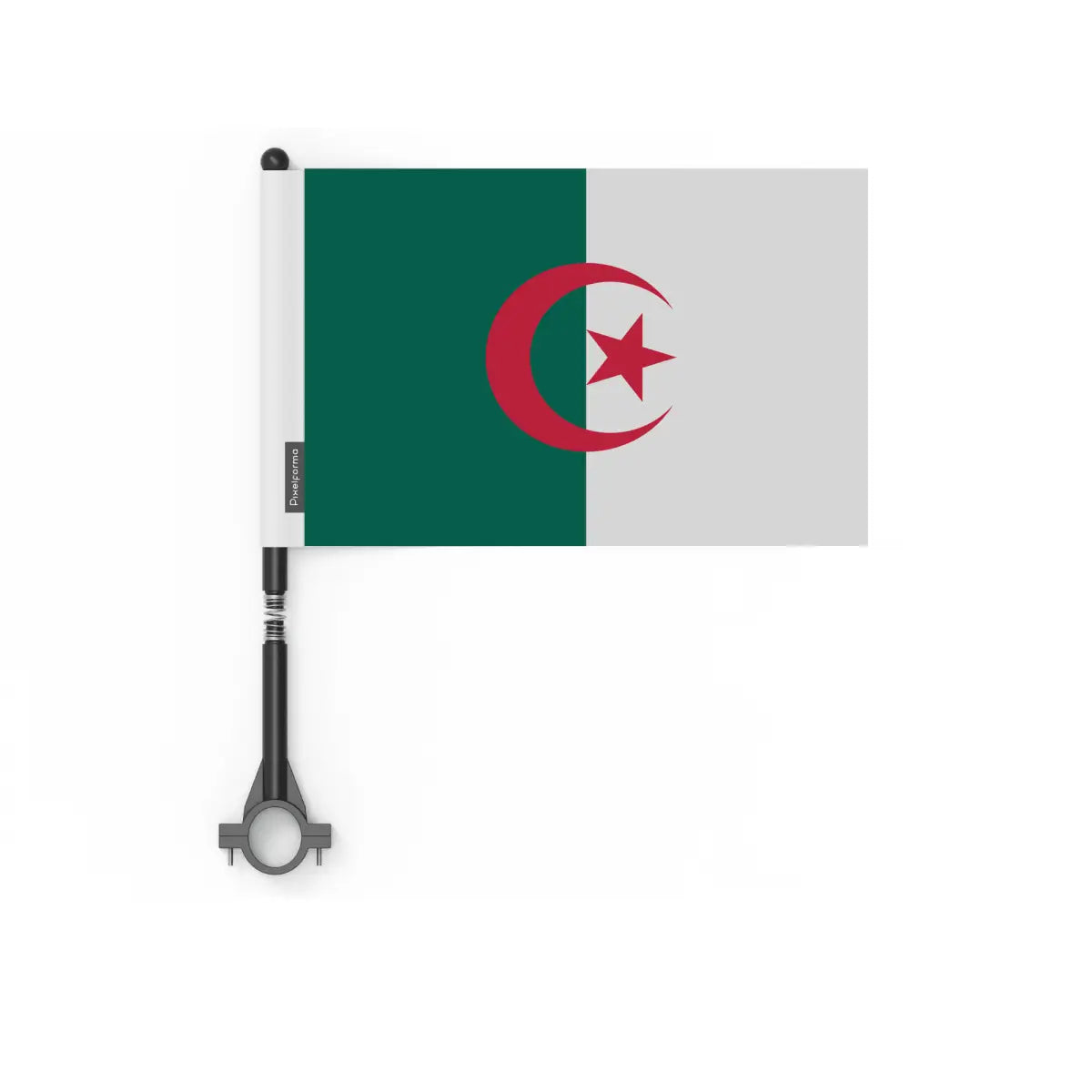 Drapeau vélo algérie en polyester - pixelforma