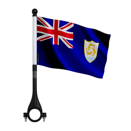 Drapeau vélo anguilla en polyester - pixelforma
