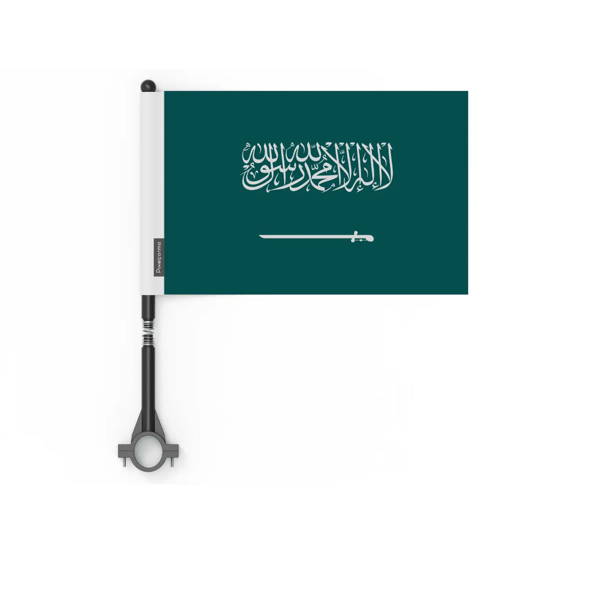 Drapeau vélo arabie saoudite en polyester - pixelforma