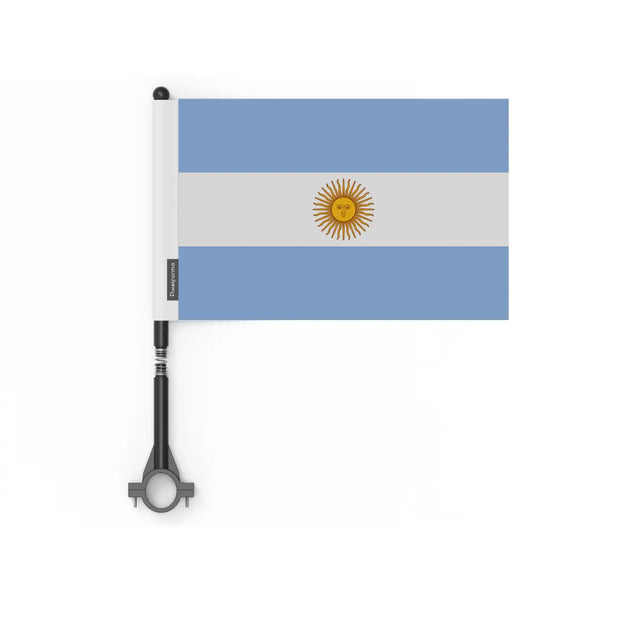 Drapeau vélo argentine en polyester - pixelforma
