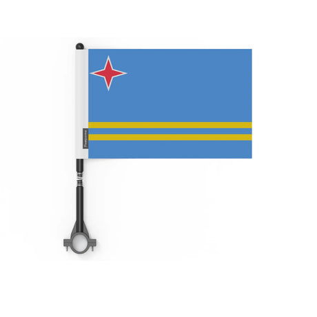 Drapeau vélo aruba en polyester - pixelforma