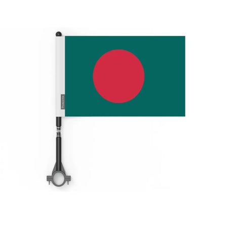 Drapeau vélo bangladesh en polyester - pixelforma
