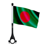 Drapeau vélo bangladesh en polyester - pixelforma