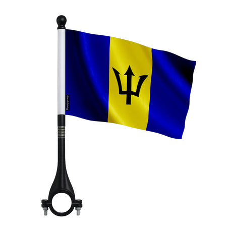 Drapeau vélo barbade en polyester - pixelforma