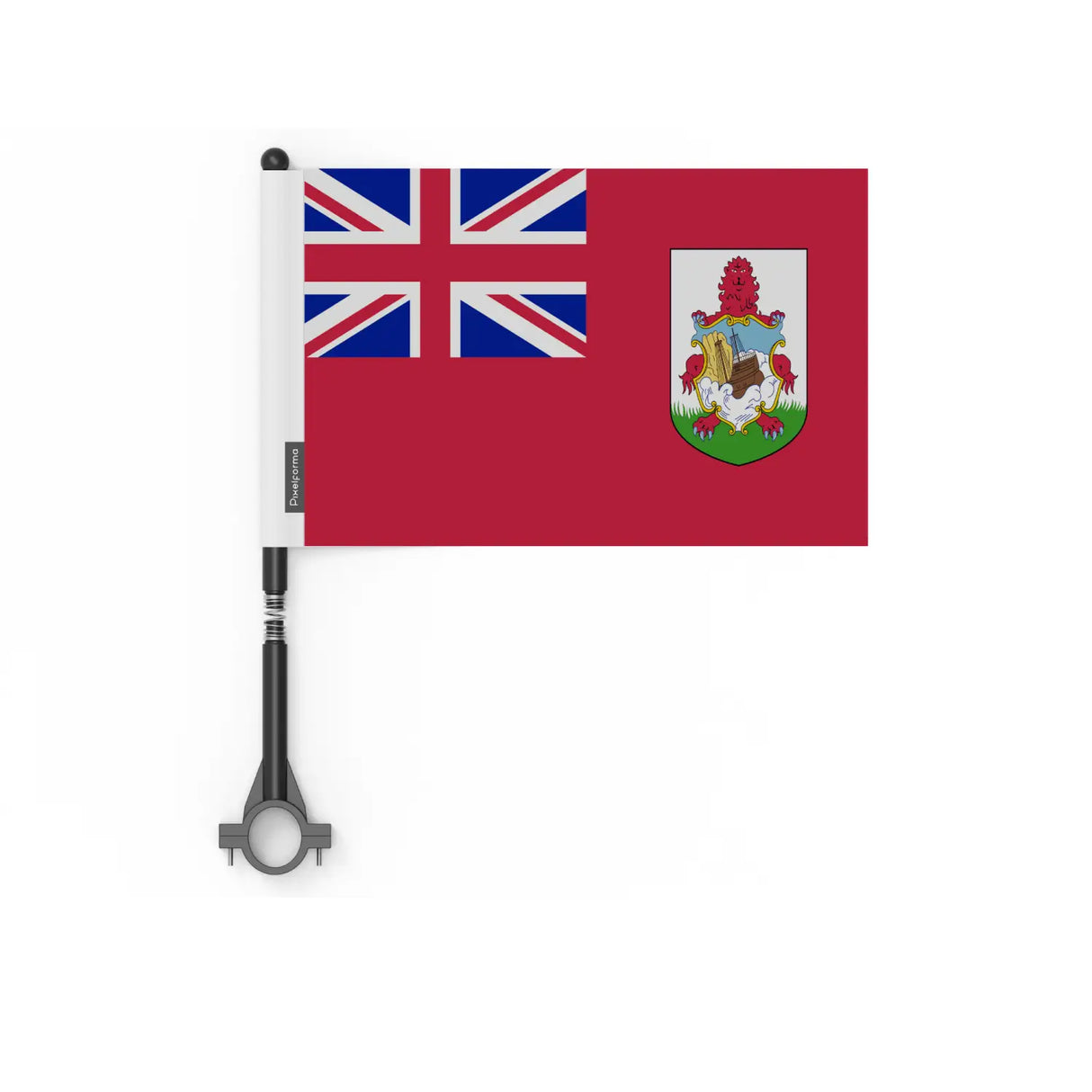 Drapeau vélo bermudes en polyester - pixelforma