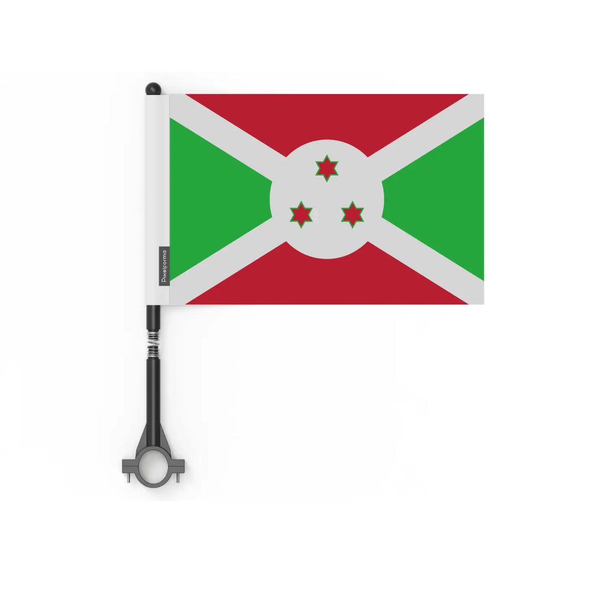 Drapeau vélo burundi en polyester - pixelforma