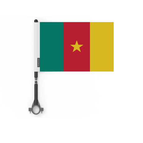Drapeau vélo cameroun en polyester - pixelforma