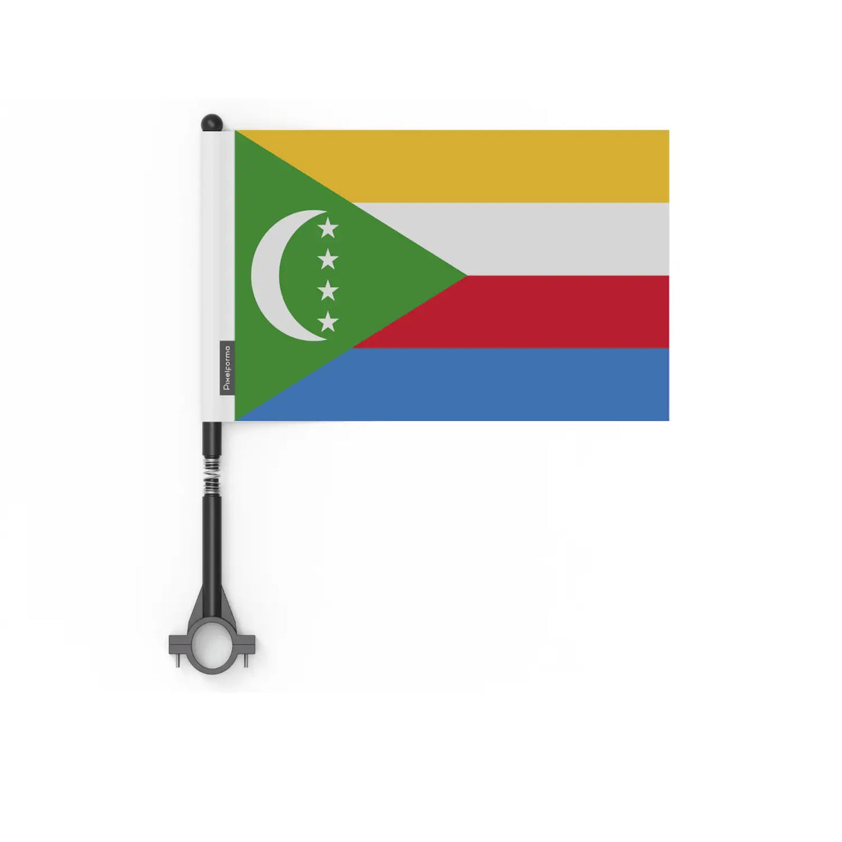 Drapeau vélo comores en polyester - pixelforma