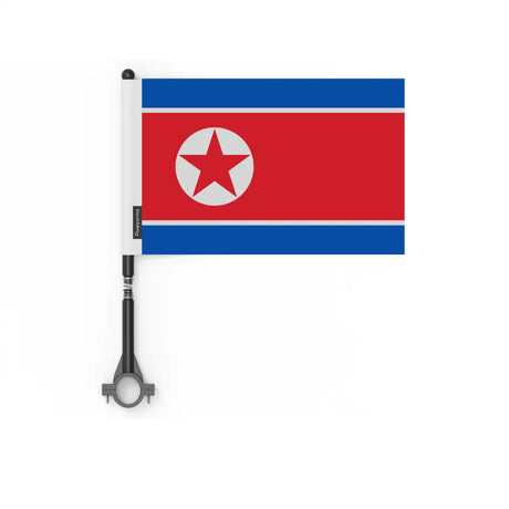 Drapeau vélo corée du nord en polyester - pixelforma