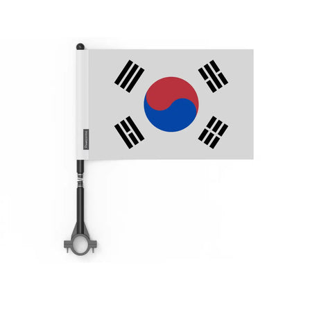 Drapeau vélo corée du sud en polyester - pixelforma