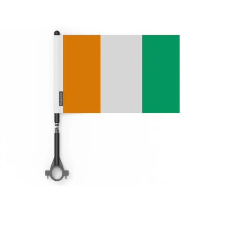 Drapeau Vélo Côte d'Ivoire en Polyester - Pixelforma 