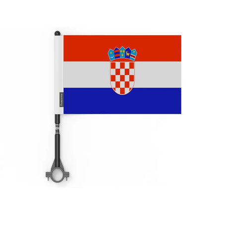 Drapeau vélo croatie en polyester - pixelforma
