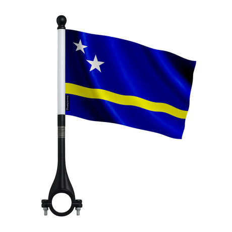 Drapeau vélo curaçao en polyester - pixelforma