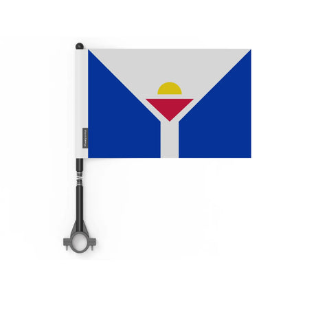 Drapeau vélo de saint-martin en polyester - pixelforma