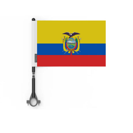 Drapeau vélo équateur en polyester - pixelforma