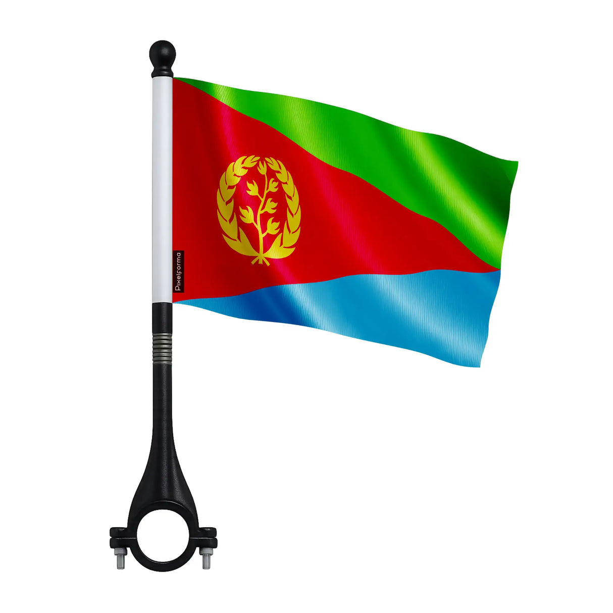 Drapeau vélo érythrée en polyester - pixelforma