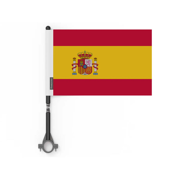 Drapeau vélo espagne en polyester - pixelforma