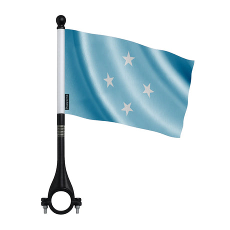 Drapeau vélo états fédérés de micronésie en polyester - pixelforma