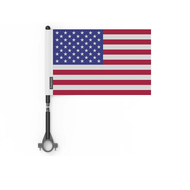 Drapeau vélo états-unis en polyester - pixelforma