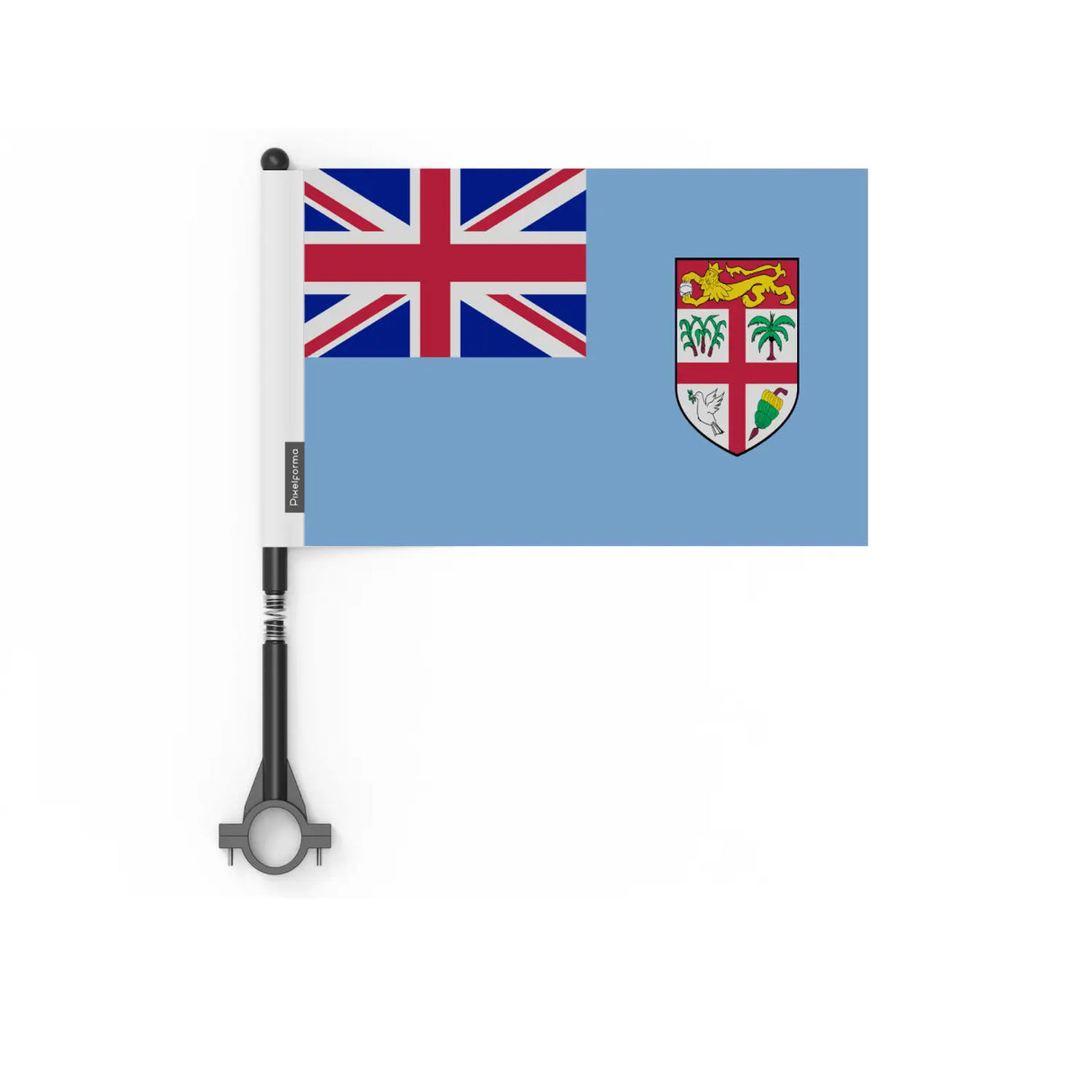 Drapeau vélo fidji en polyester - pixelforma