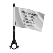 Drapeau vélo france polyester résistant aux éléments extérieurs