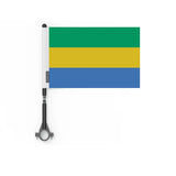 Drapeau vélo gabon en polyester - pixelforma