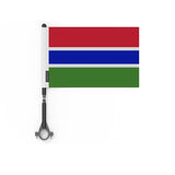 Drapeau vélo gambie en polyester - pixelforma