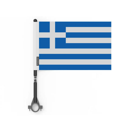 Drapeau vélo grèce en polyester - pixelforma