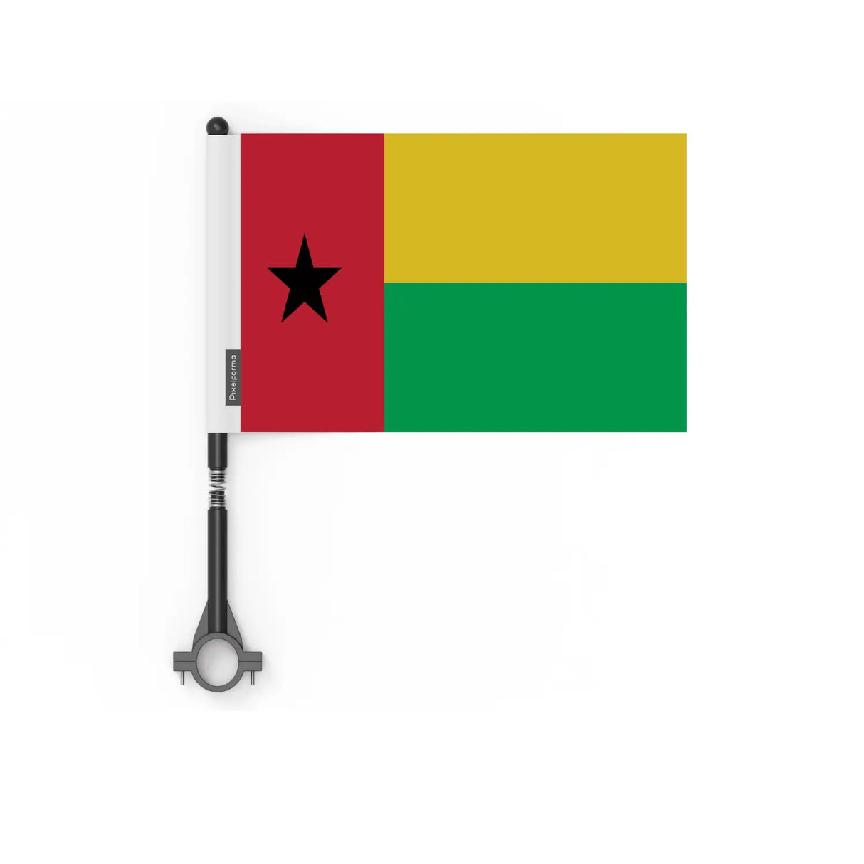 Drapeau vélo guinée-bissau en polyester - pixelforma